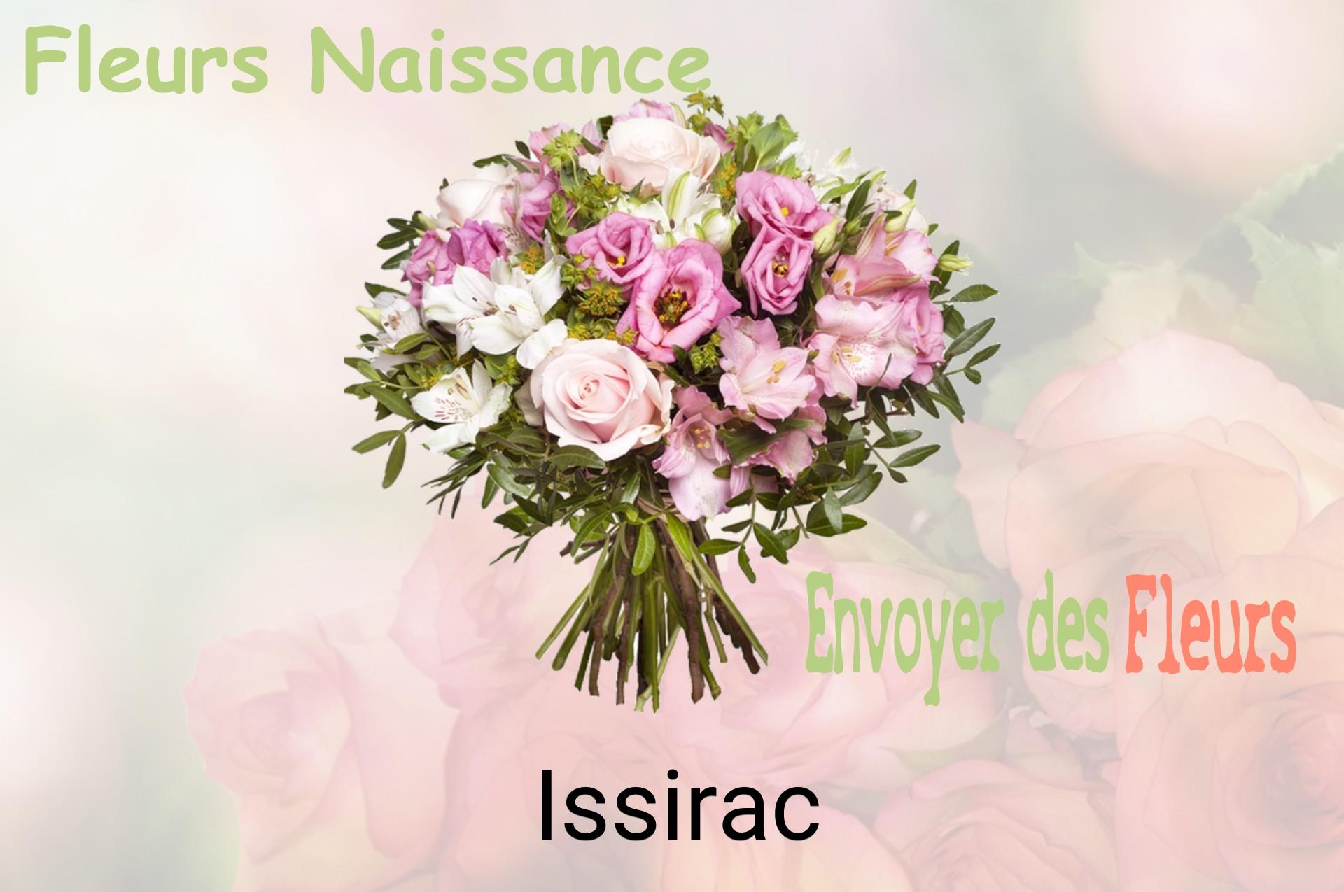 Bouquet de fleurs de naissance livré à Issirac